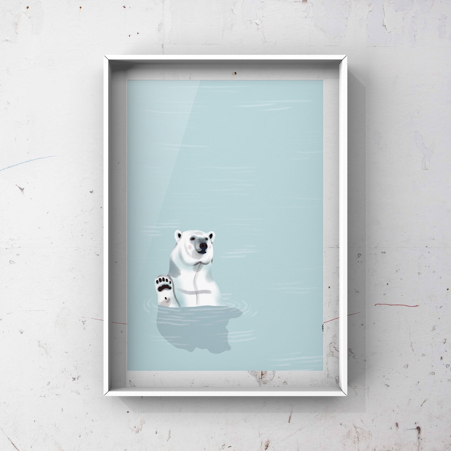 Oh Polar bear. A  nursery print